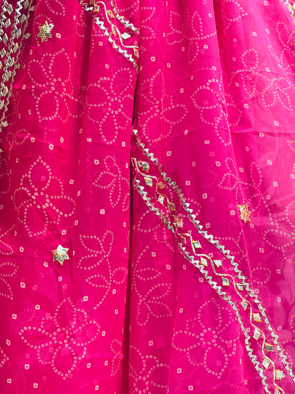 ROYAL GEORGETTE KACHI PATTI SAREE