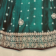 CHINON BHANDEJ KACCHI PATTI LEHENGA