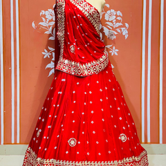 CHINON BHANDEJ KACCHI PATTI LEHENGA