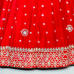 CHINON BHANDEJ KACCHI PATTI LEHENGA