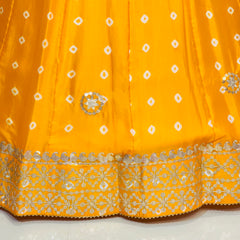 CHINON BHANDEJ KACCHI PATTI LEHENGA