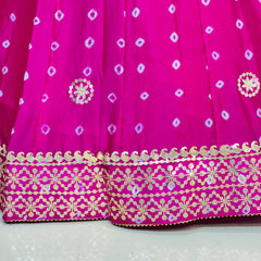 CHINON BHANDEJ KACCHI PATTI LEHENGA