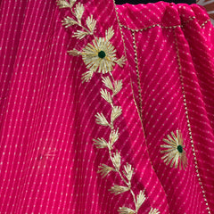 MOTHRA KACHI PATTI BIG FLARED LEHENGA