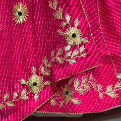 MOTHRA KACHI PATTI BIG FLARED LEHENGA