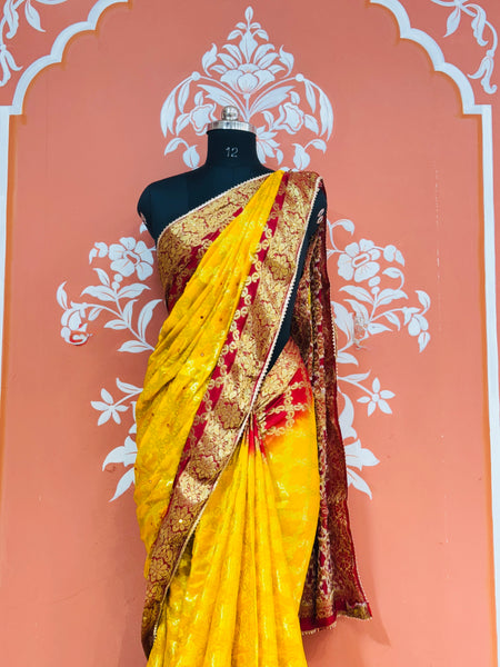 GHATCHOLA TAFETA SILK SAREE