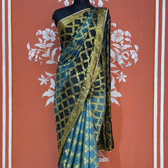 GHATCHOLA TAFETA SILK SAREE