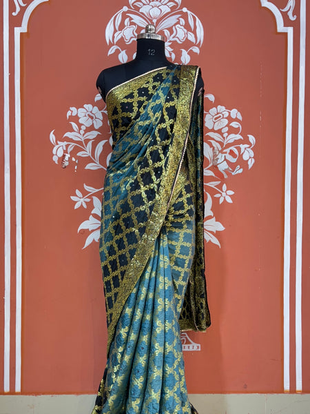 GHATCHOLA TAFETA SILK SAREE