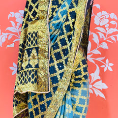 GHATCHOLA TAFETA SILK SAREE