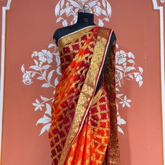 GHATCHOLA TAFETA SILK SAREE