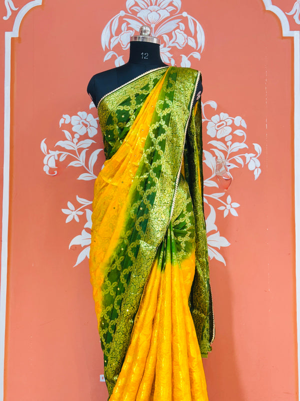 GHATCHOLA TAFETA SILK SAREE
