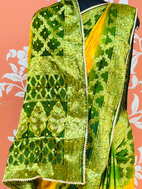GHATCHOLA TAFETA SILK SAREE