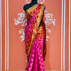 GHATCHOLA TAFETA SILK SAREE