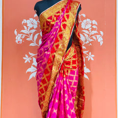 GHATCHOLA TAFETA SILK SAREE