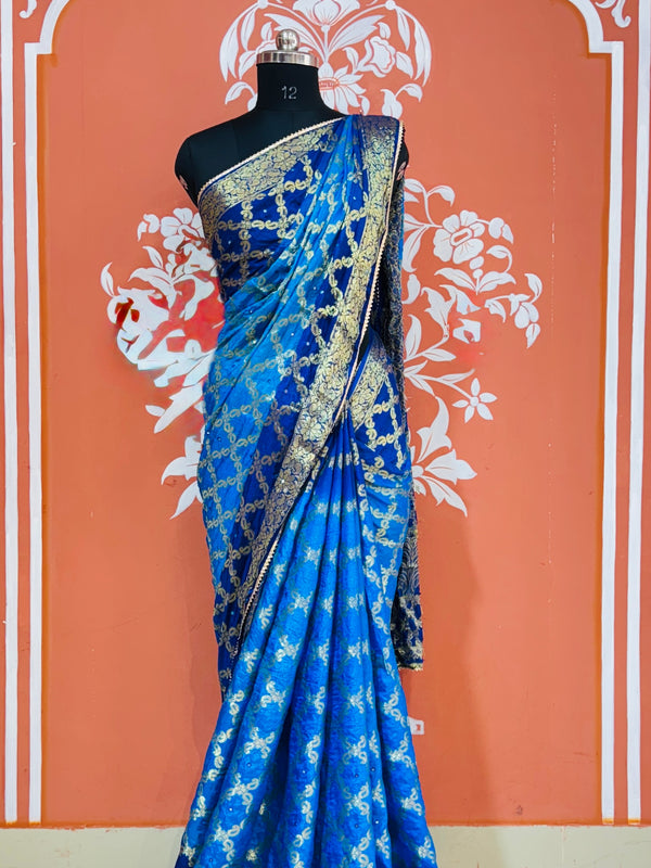 GHATCHOLA TAFETA SILK SAREE