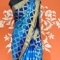 GHATCHOLA TAFETA SILK SAREE