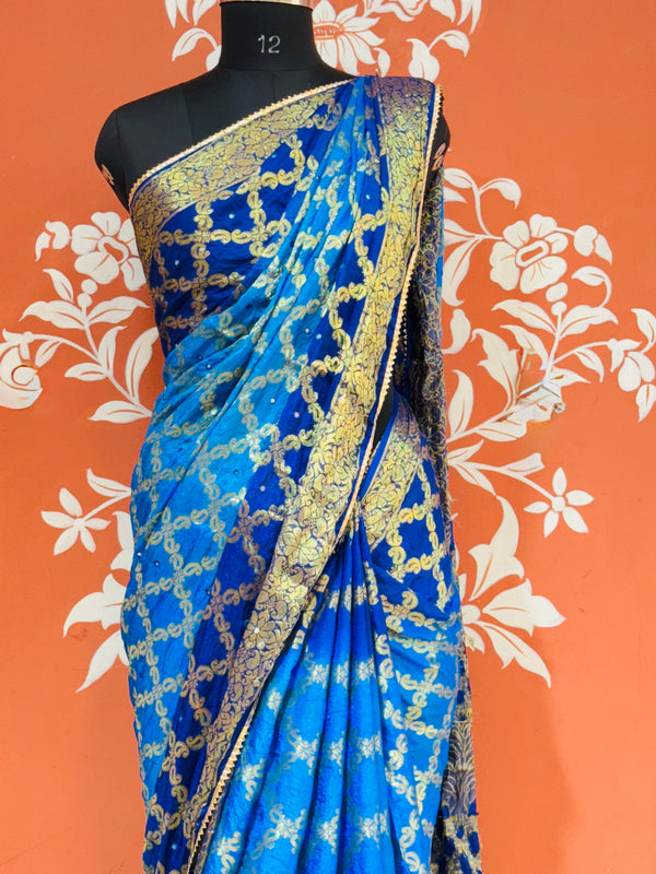 GHATCHOLA TAFETA SILK SAREE