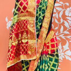 GHATCHOLA TAFETA SILK SAREE