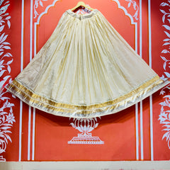 COSMOS TISSUE LEHENGA KACHI PATTI PELIYA DUPATTA