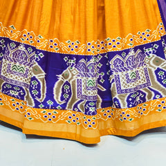 PICHWAI PRINT GUJRATI LEHENGA CHOLI