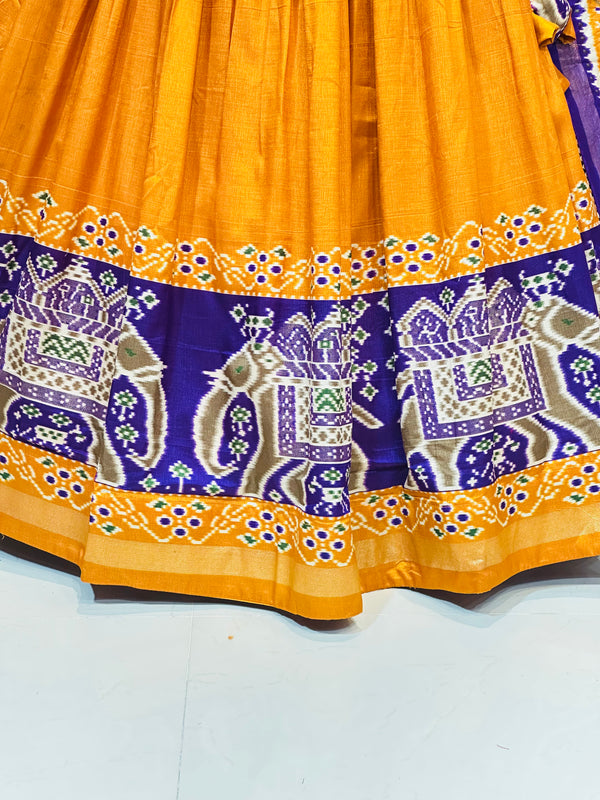 PICHWAI PRINT GUJRATI LEHENGA CHOLI