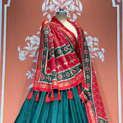 PICHWAI PRINT GUJRATI LEHENGA CHOLI