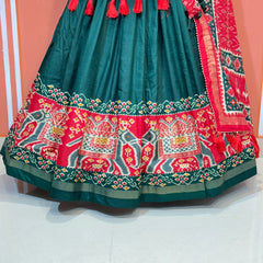 PICHWAI PRINT GUJRATI LEHENGA CHOLI