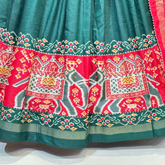 PICHWAI PRINT GUJRATI LEHENGA CHOLI