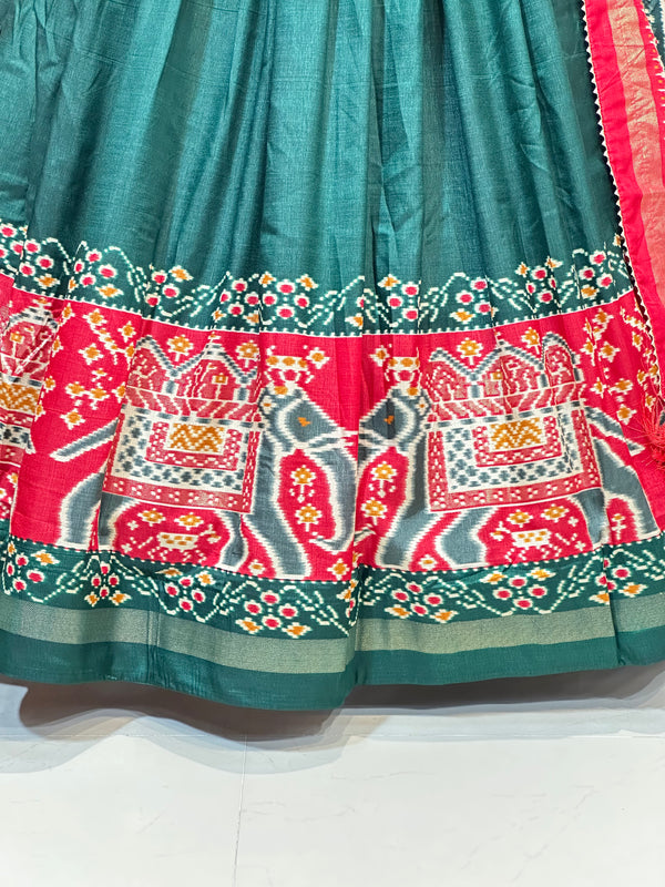 PICHWAI PRINT GUJRATI LEHENGA CHOLI
