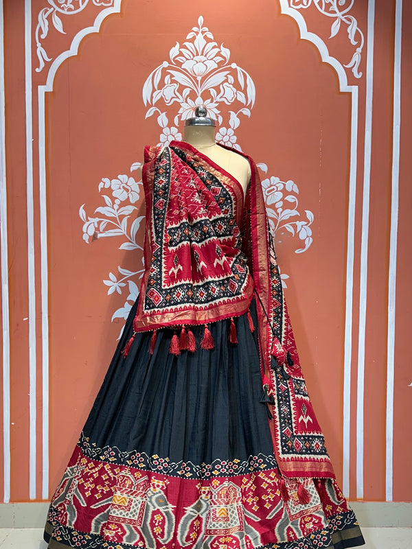 PICHWAI PRINT GUJRATI LEHENGA CHOLI