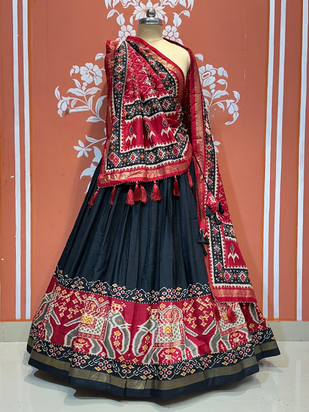 PICHWAI PRINT GUJRATI LEHENGA CHOLI