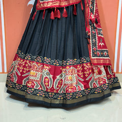 PICHWAI PRINT GUJRATI LEHENGA CHOLI
