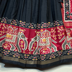 PICHWAI PRINT GUJRATI LEHENGA CHOLI