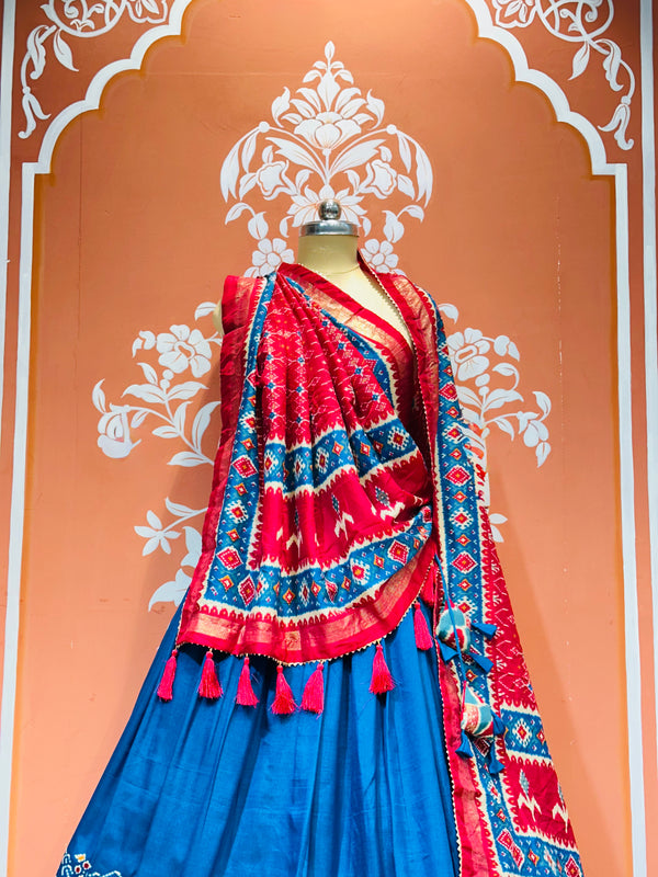 PICHWAI PRINT GUJRATI LEHENGA CHOLI