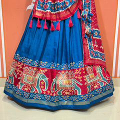 PICHWAI PRINT GUJRATI LEHENGA CHOLI