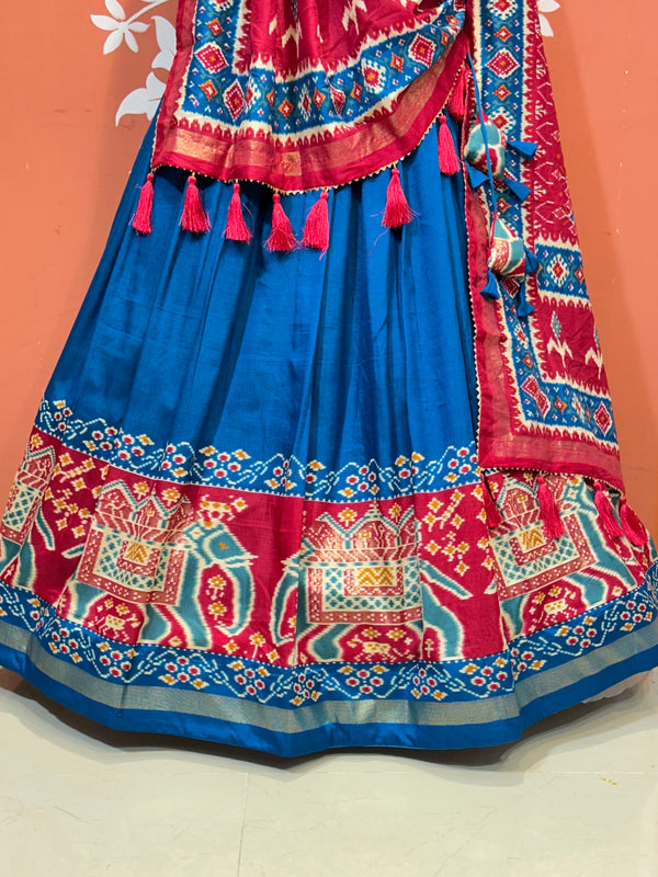 PICHWAI PRINT GUJRATI LEHENGA CHOLI