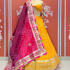 KOTA DORIYA BHANDEJ KACHI PATTI LEHENGA