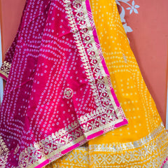 KOTA DORIYA BHANDEJ KACHI PATTI LEHENGA