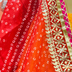 KOTA DORIYA BHANDEJ KACHI PATTI LEHENGA