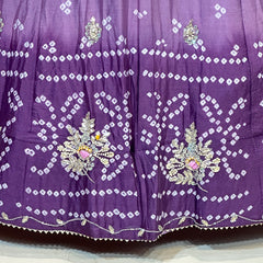 CHINO BHANDEJ KACCHI PATTI LEHENGA