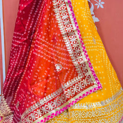 KOTA DORIYA BHANDEJ KACHI PATTI LEHENGA
