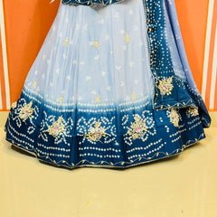 CHINO BHANDEJ KACCHI PATTI LEHENGA