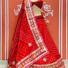 KOTA DORIYA BHANDEJ KACHI PATTI LEHENGA