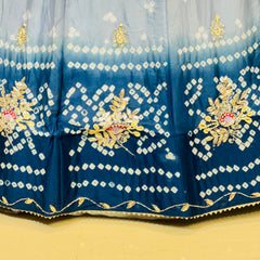 CHINO BHANDEJ KACCHI PATTI LEHENGA