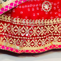 KOTA DORIYA BHANDEJ KACHI PATTI LEHENGA