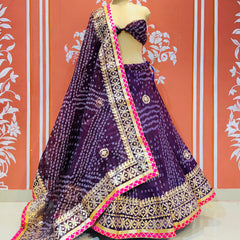 KOTA DORIYA BHANDEJ KACHI PATTI LEHENGA