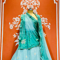 CHINO BHANDEJ KACCHI PATTI LEHENGA