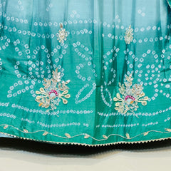CHINO BHANDEJ KACCHI PATTI LEHENGA