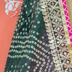 KOTA DORIYA BHANDEJ KACHI PATTI LEHENGA