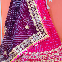 KOTA DORIYA BHANDEJ KACHI PATTI LEHENGA