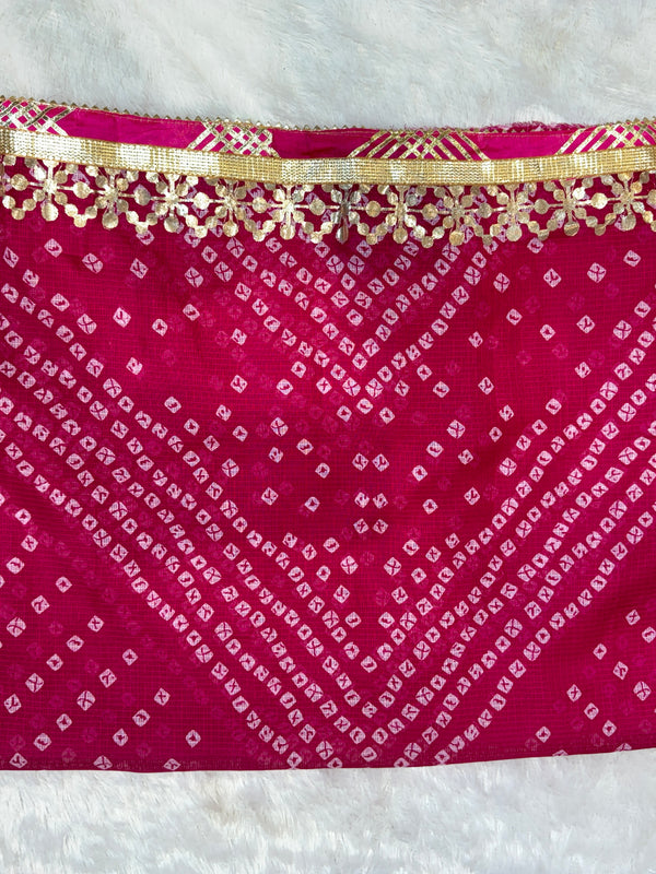 KOTA DORIYA BHANDEJ KACHI PATTI LEHENGA